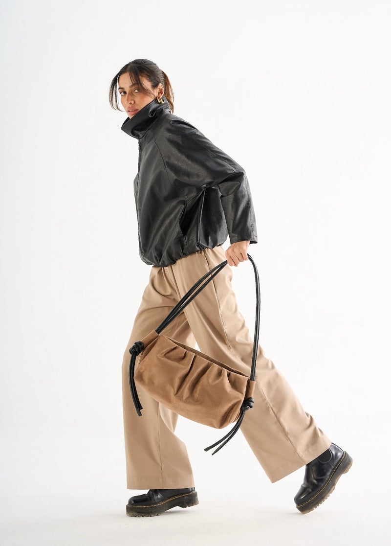 Zuri Sling - Cafe Suede - Image 1